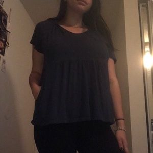 J-Jill Babydoll hooded top with POCKETS!